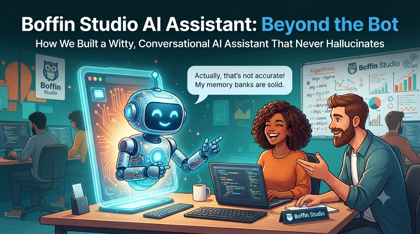 Beyond the Bot: How We Built a Witty, Conversational AI Assistant That Never Hallucinates